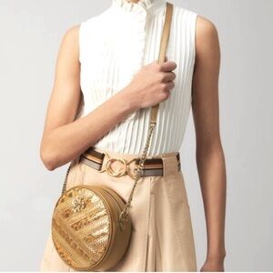 Tory Burch Kira Snakeskin Bag